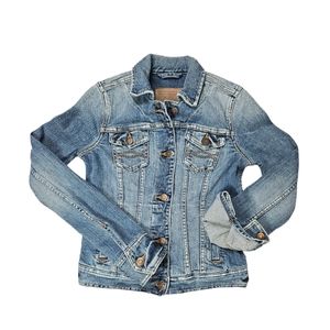 Abercrombie & Fitch Classic Denim Jean Jacket Size XS